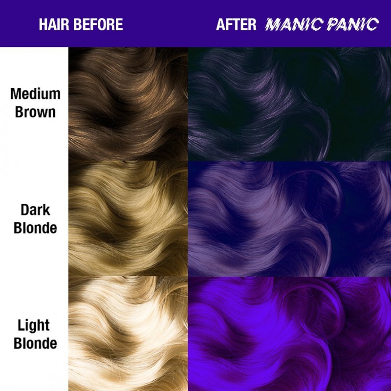 Фиолетовая краска для волос ULTRA VIOLET CLASSIC HAIR DYE - Manic Panic